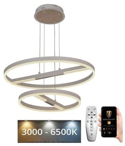 Lustră LED dimabilă aplicată LED/100W/230V 3000-6500K + telecomandă