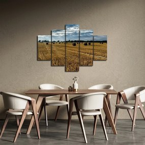 Tablou cu câmp recoltat (150x105 cm)