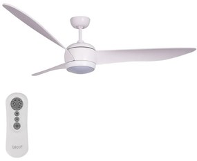 Ventilator LED de tavan Lucci air 512911 AIRFUSION NORDIC LED/20W/230V alb + telecomandă