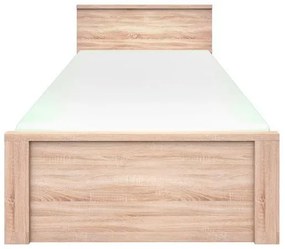 Pat de o persoană 120 cm Triciclo (stejar sonoma). 1116980