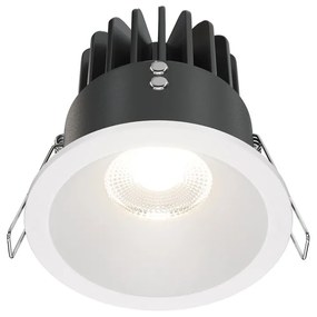 Spot LED incastrabil dimabil design modern IP65 Zoom alb 8,5cm 12W