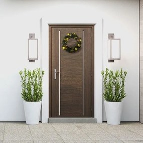 Coroană LED de Crăciun de exterior 15xLED/3xAA IP44 Solight 1V239