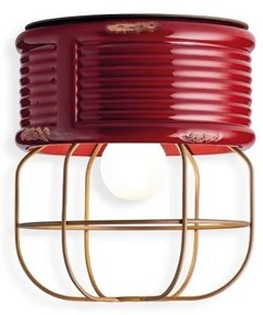 Plafoniera design retro realizata manual din ceramica INDUSTRIAL