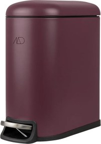 Coș de gunoi violet cu pedală din metal 5 l Mini Walther – Mette Ditmer Denmark