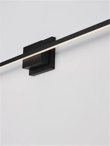 Aplica LED pentru oglinda / tablou AZURE negru L-90,5cm