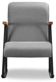 Fotoliu balansoar LUNI, gri