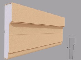 Ancadrament fereastra exterior FP122 dimensiuni 200x50x2000mm