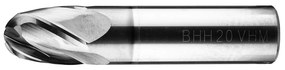 Freză de carbură Baildon DIN 6527 K FWK4K 18 mm, VHM TiAlN, Z4, 84-18 mm 22618001