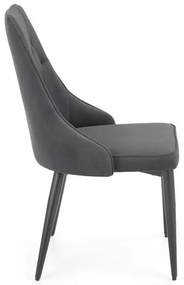 Scaun K365 velvet gri