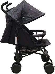 Carucior sport tip umbrela Baby Care™ PRO 818B, Spatar reglabil in 7 trepte, Pozitie somn, Amortizoare, Frana picior, Pliabil, Negru
