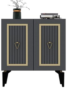 Dulap Lideke 3 (antracit + auriu) . 1093349