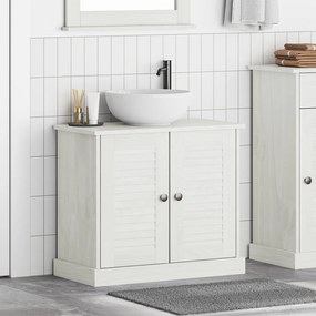 vidaXL Cabinet pentru Chiuvetă VIGO alb antichizat 67.5 x 34 x 59 cm
