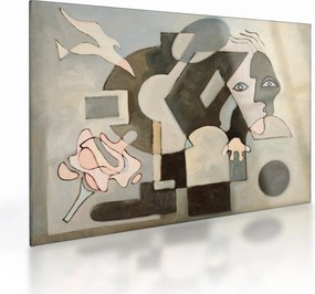 Tablou pe sticlă - Cubismul (70x50 cm)