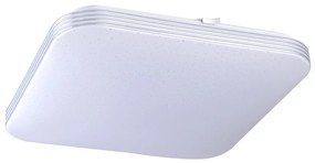 Plafoniera LED moderna Oscar 53cm alb/crom