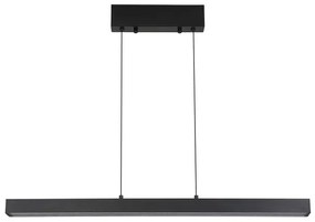 Lustra LED suspendata extensibila Linear negru
