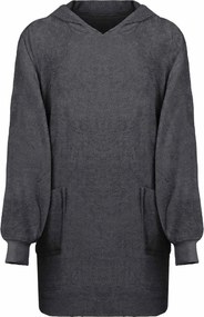 vidaXL Hanorac pătură KINN Antracit L Bumbac