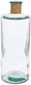 Vaza decorativa din sticla reciclata, Rotang A, Ø35,5xH42 cm