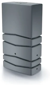 Butoi de apă de ploaie, 350 l, gri