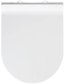Capac WC cu închidere lentă Wenko Habos, 46 x 36 cm, alb