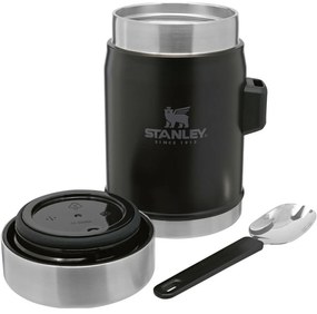 STANLEY termos pentru mâncare 400 ml culingură/furculiță, negru mat