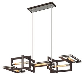 Lustra suspendata LUX, design modern, ENIGMA cu 5 surse de lumina