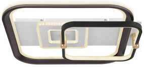 Plafoniera LED cu telecomanda design modern Ani alb 48W