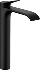Baterie lavoar inalta Hansgrohe Vivenis 250 monocomanda negru mat