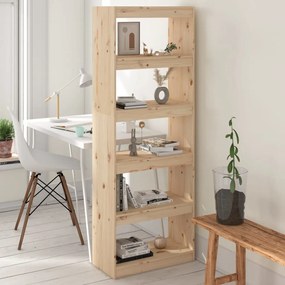 vidaXL Bibliotecă/Separator cameră, 60x30x167,5 cm, lemn masiv pin
