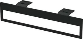 Suport prosop negru mat Oristo Uni 45 cm