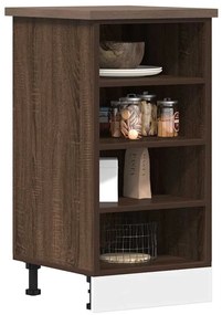 vidaXL Dulap inferior &quot;Riga&quot; stejar maro 40x44,5x81,5 cm