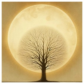 Tablou siluetă arborele vieții