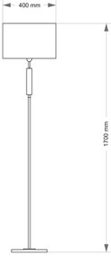 Lampadar modern realizat manual Artu