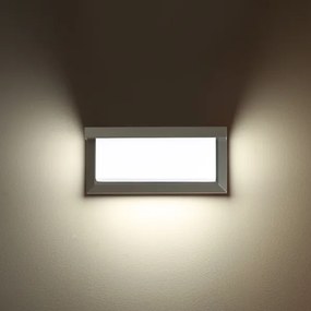 Aplică LED de exterior Brilagi BRICKY LED/12W/230V gri IP54