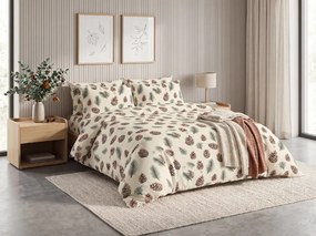 Lenjerie de pat din bumbac PINE CONES colorata Dimensiune lenjerie de pat: 70 x 90 cm | 140 x 200 cm