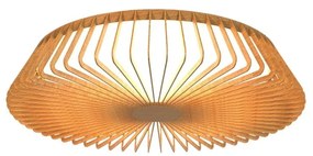 Plafoniera LED Smart dimabila cu telecomanda HIMALAYA 56W lemn