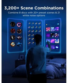 Govee Galaxy Light Projector 2 Pro Matter cu difuzor Wi‑Fi