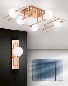 Aplica de perete design modern PIPES, copper