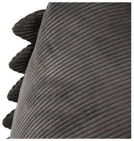 Fotoliu puf pentru copii verde cu tapițerie din catifea reiată Snug 80 Dragon – SLOWDOWN