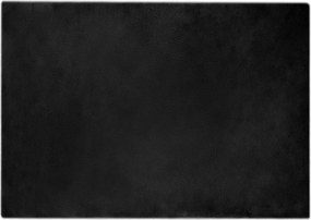 vidaXL Covor din de iepure sintetic antiderapant Olite Negru Poliester