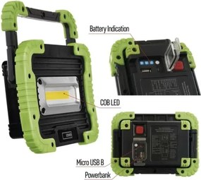 Proiector LED COB reîncărcabil LED/3,7V 3000 mAh IP44