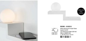Aplica LED de perete cu suport incarcare telefon ROOM