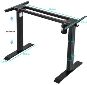 Picioare de masa reglabile electric