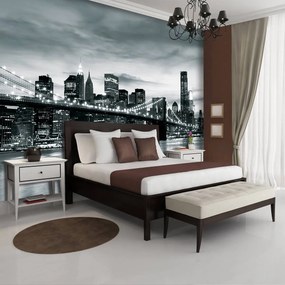 Fototapet - New York și podul Brooklin (152,5x104 cm)