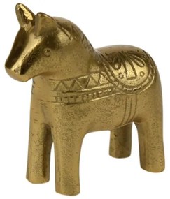 Statueta cal antic auriu h12 cm