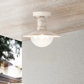 Brilagi - Plafonieră de exterior MOLDE 1xE27/60W IP44 albă/patină