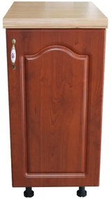 Corp inferior cu 1 Usa Dreapta Zebra, Wenge/MDF Cedru Mustata, blat Artar 40 x 85 x 60