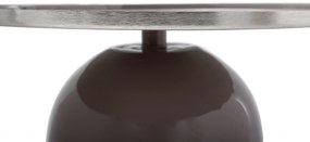 Masuta de cafea rotunda din fier 51x51x40,5 cm gri