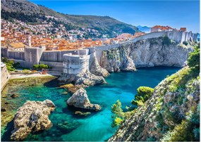 Tablou pe sticlă - Dubrovnik (70x50 cm)