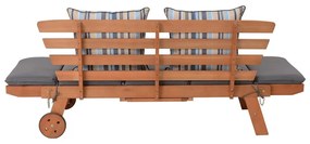 Bancă de grădină maro din lemn masiv Rincon – Garden Pleasure