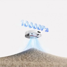Aspirator robot Xiaomi BHR07XBEU H40, 10000 Pa, 180 min, 4 l, Statie autogolire, Navigatie LDS, Uscat/umed, Aplicatie mobila, Alb